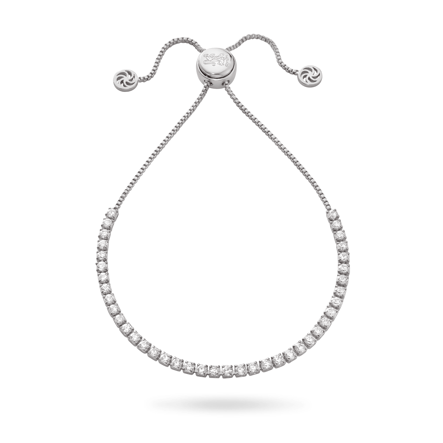Adjustable Tennis Bracelet Bracelets IceLink-ATL 14K White Gold Plated  